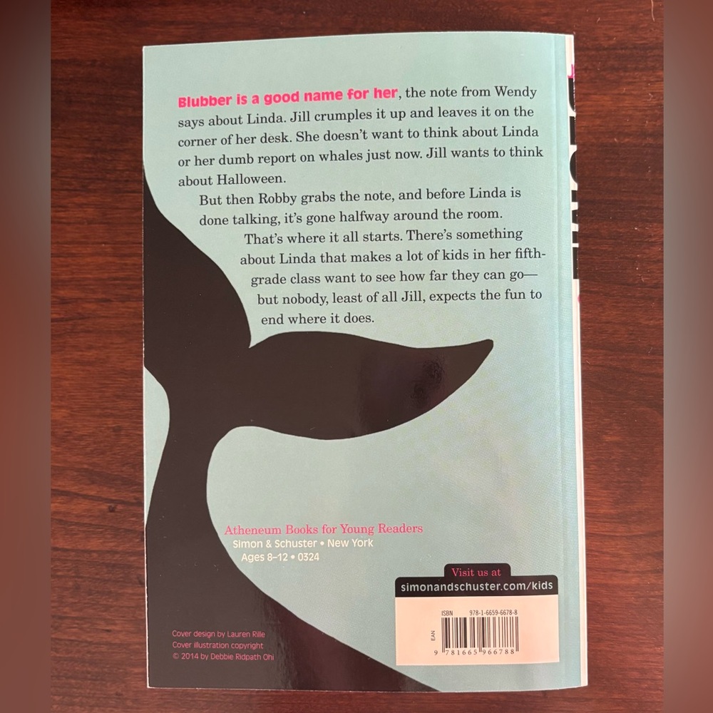 Judy Blume Blubber - Picture 2 of 2